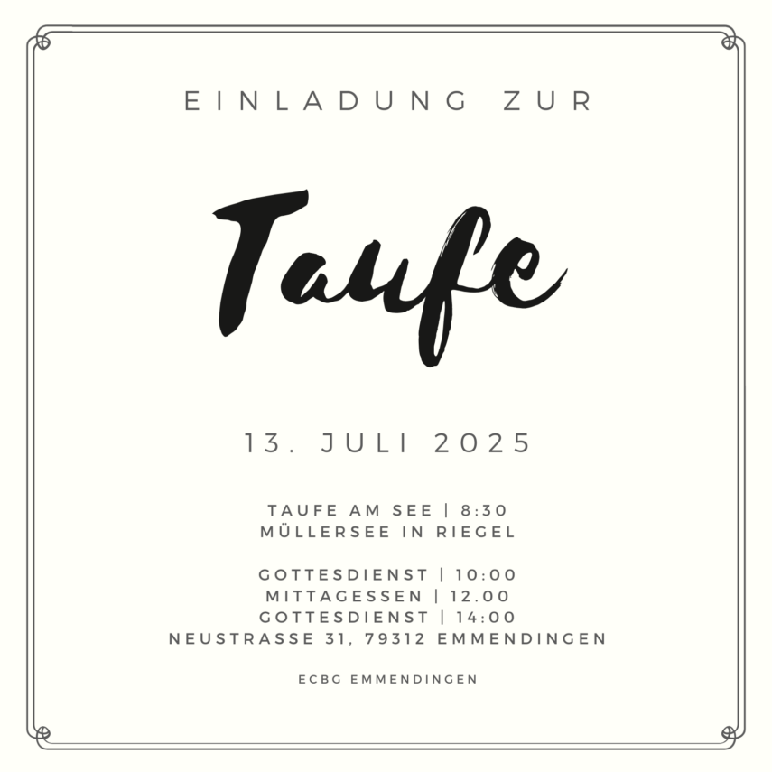 Taufe